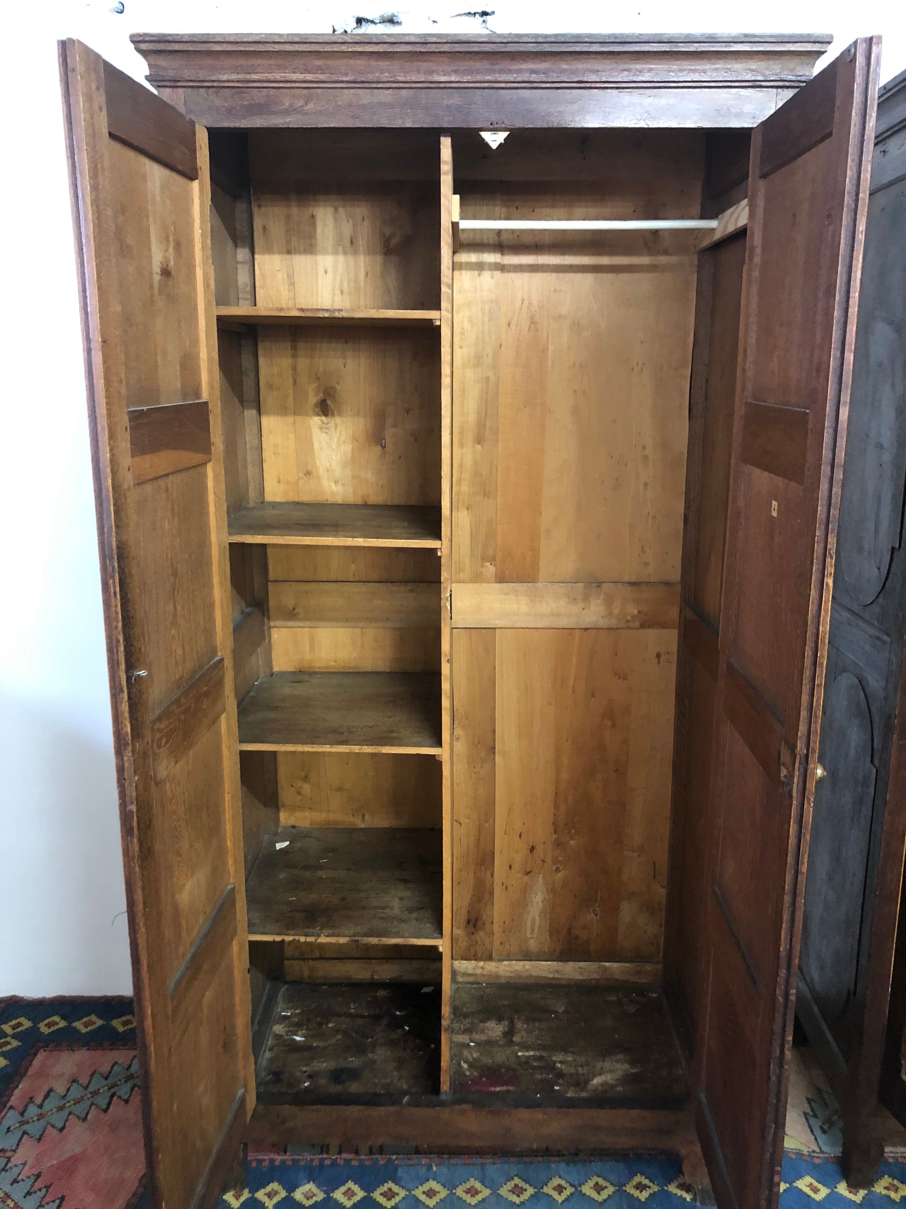 Pair of ancient liturgical cabinets
