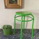 Tabouret métal et bois