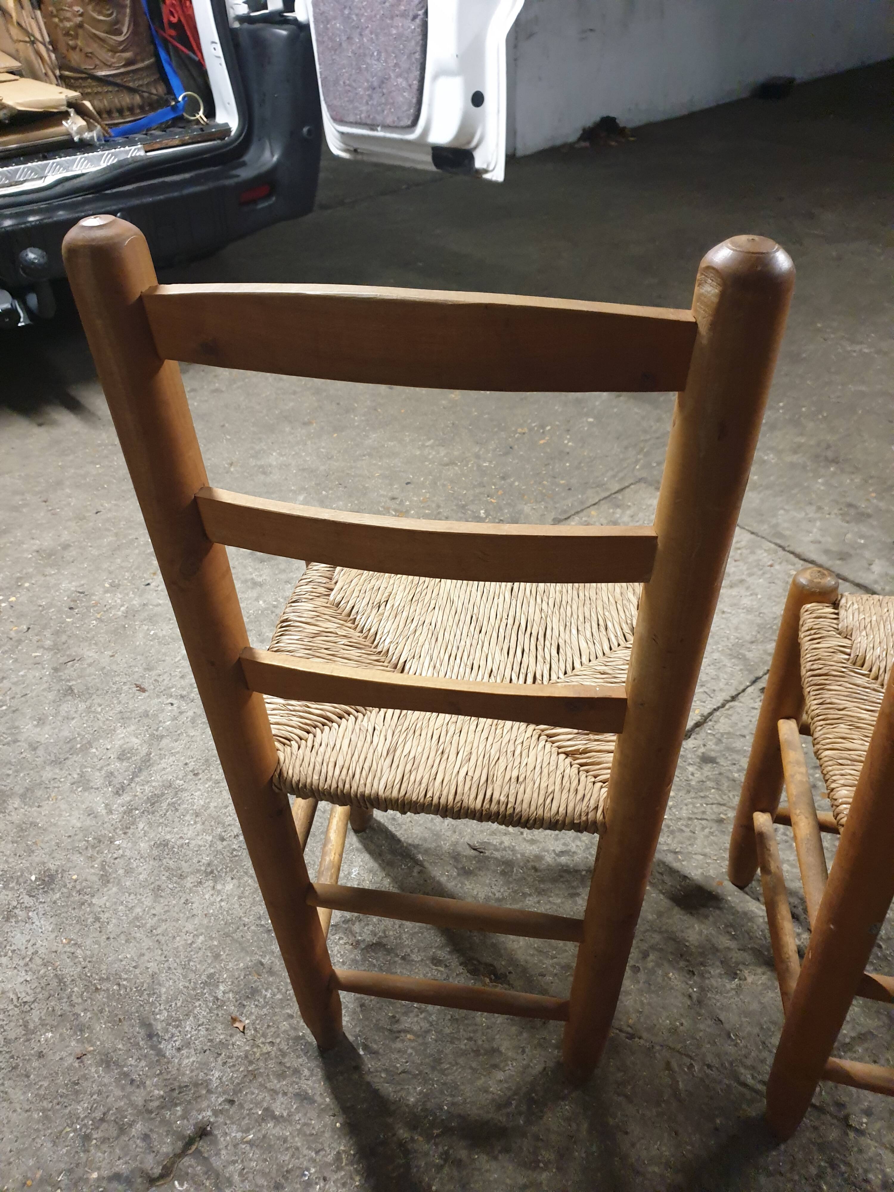 Pair of brutalist chairs