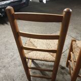 Pair of brutalist chairs