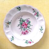 Rose plates Lunéville Keller & Guérin
