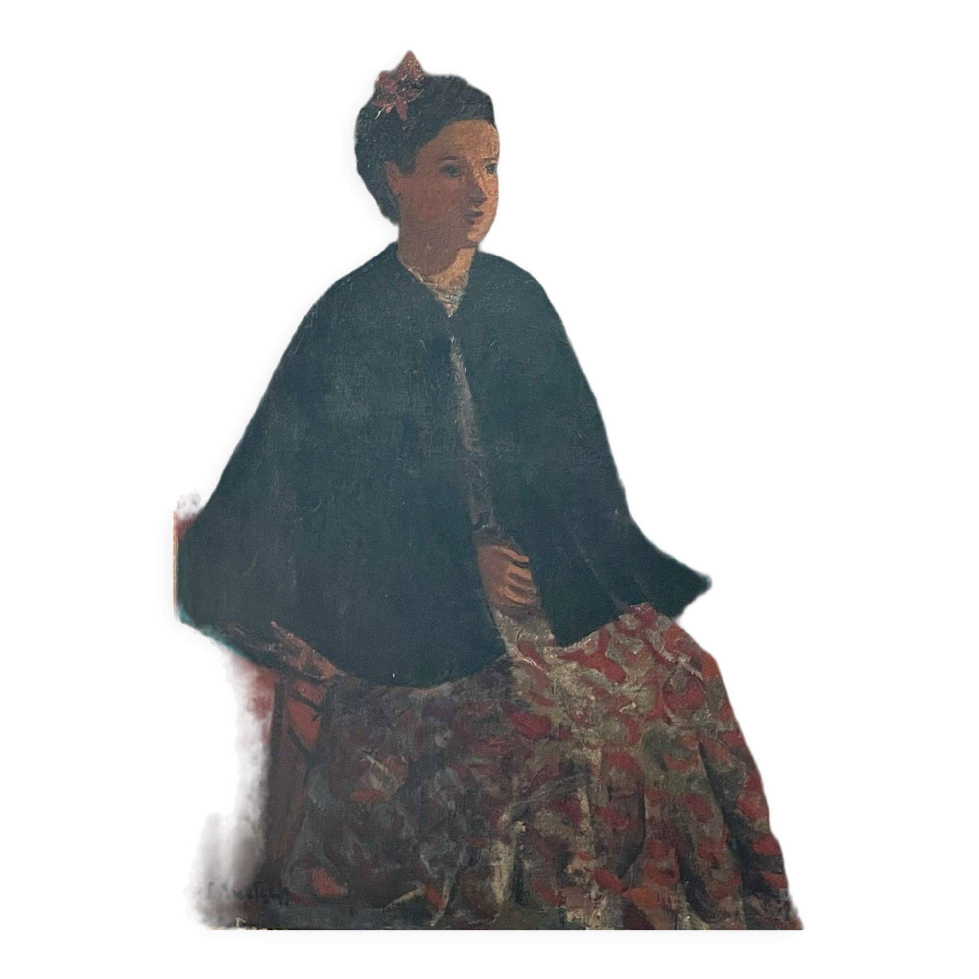 Tableau femme assise