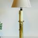 Vintage Solid Brass Candlestick Lamp