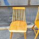 Pair of Scandinavian Pinnstol Suede chairs 1960