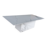 Composite marble effect coffee table
