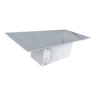 Composite marble effect coffee table