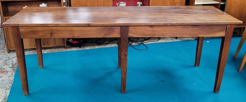 Walnut farm table - 6 feet - 10 places