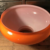 Orange opaline lampshade