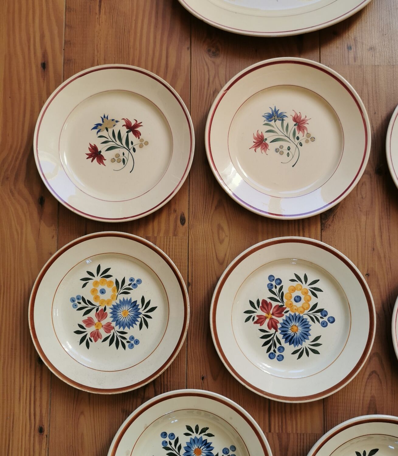 Lot of old plates