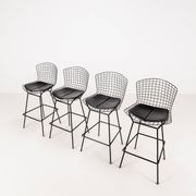 Set of 4 barstools by Harry Bertoia for Knoll, 1980