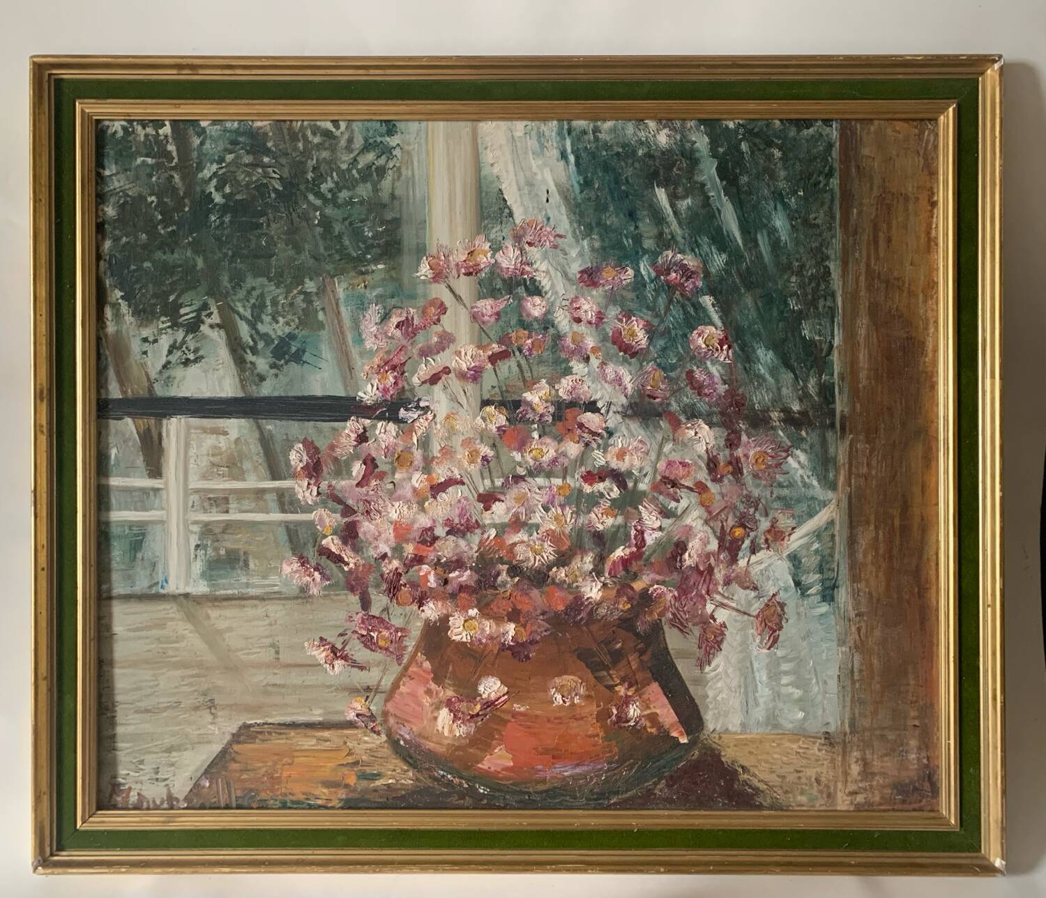 Large oil painting on canvas