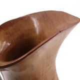 Sculptural wooden pitcher, 1960s