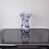 Blue seguso vase in murano glass, Italy, 1960