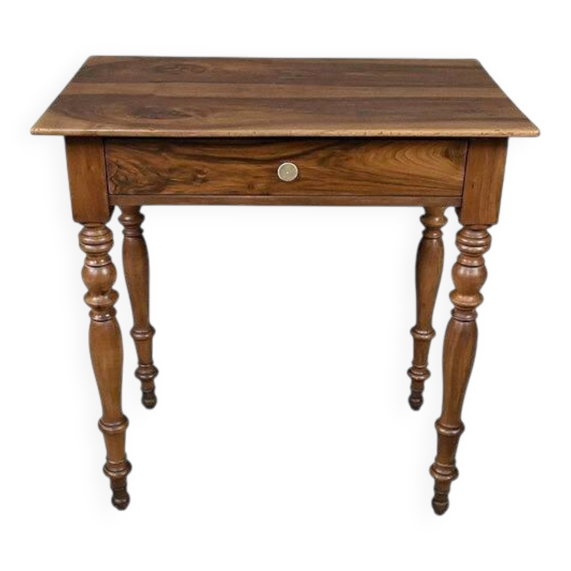Small walnut desk table, Louis-Philippe style – 19th century