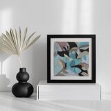 Blue Flower and Hand