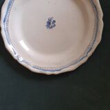 Two Bordeaux earthenware plates