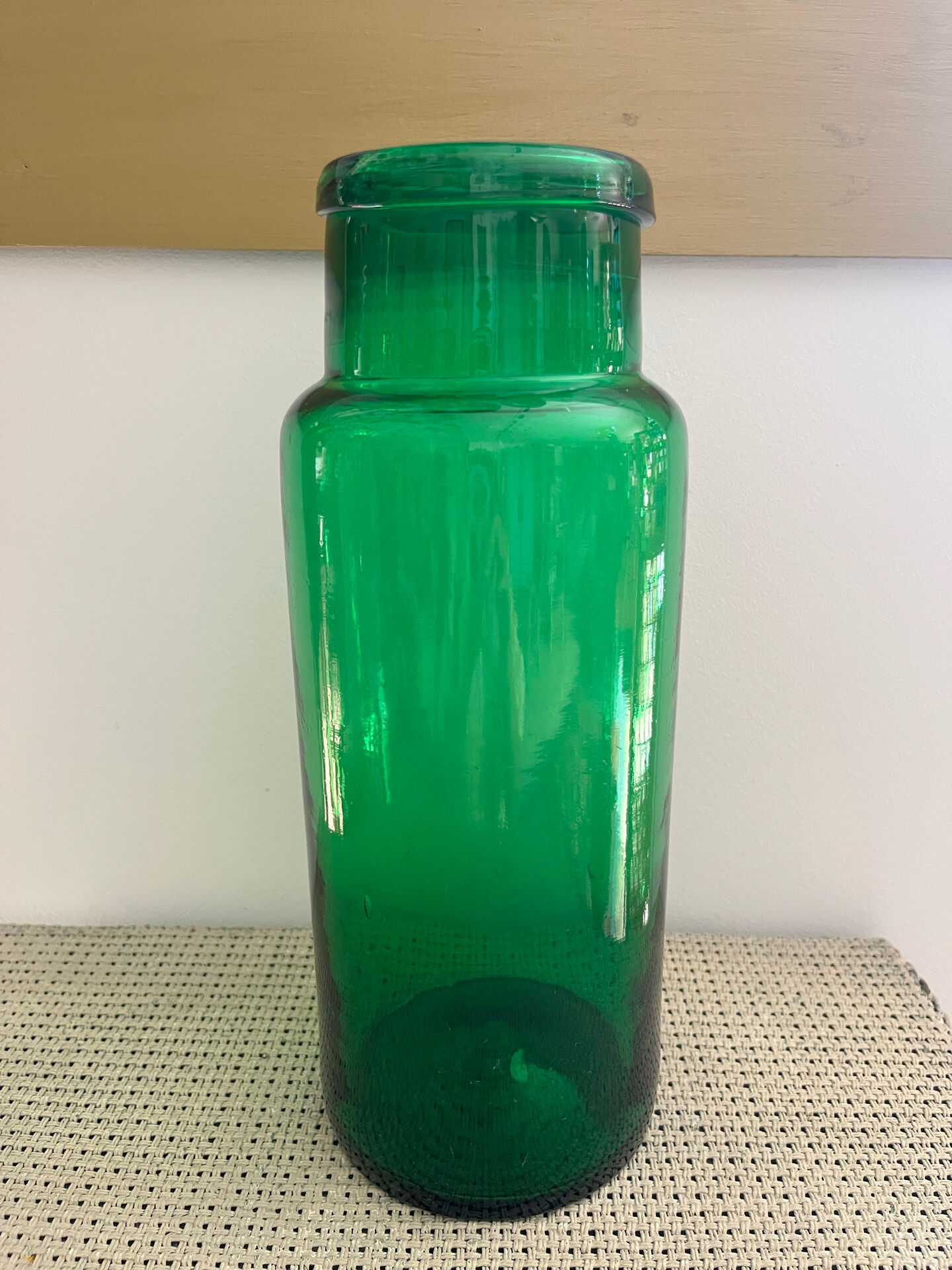 Green vase