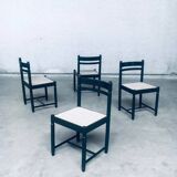 Italian design dining chair from the 1960s, set of 4.