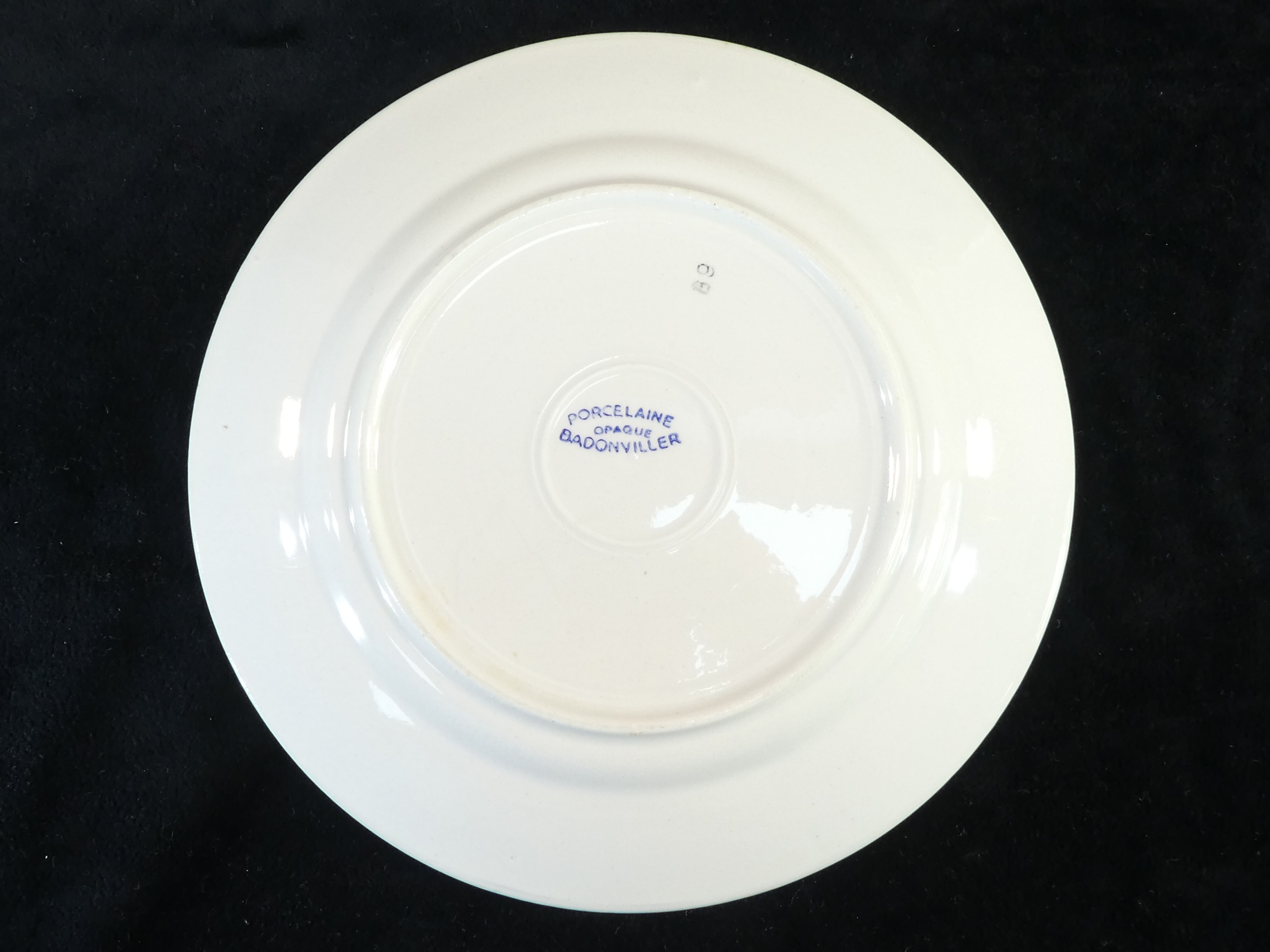 11 flat plates badonviller red no digoin