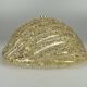 1960s/70s Lamp/Wall Light, Glass, Brass, Leaf, Space Age Design