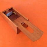 Dealer shoe distributor for playing cards Mahogany wood