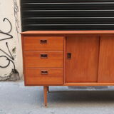 Teak sideboard sliding doors from the 60s