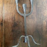 Wrought iron candlesticks