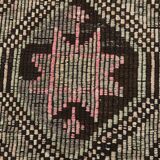 5x9 Cream Brown Handmade Kilim Rug, 151x286Cm