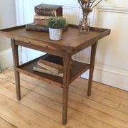 Table basse ancienne 2 plateaux