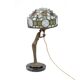 Art Nouveau French Table Lamp "Tiffany Style", 1930s