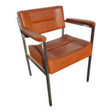 Skaï armchair from 1960, Baughman