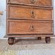 Small vintage wooden piece of furniture with 3 drawers - small chest of drawers.