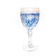 Coloured footed glass Anna Hutte (Germany) model Asti