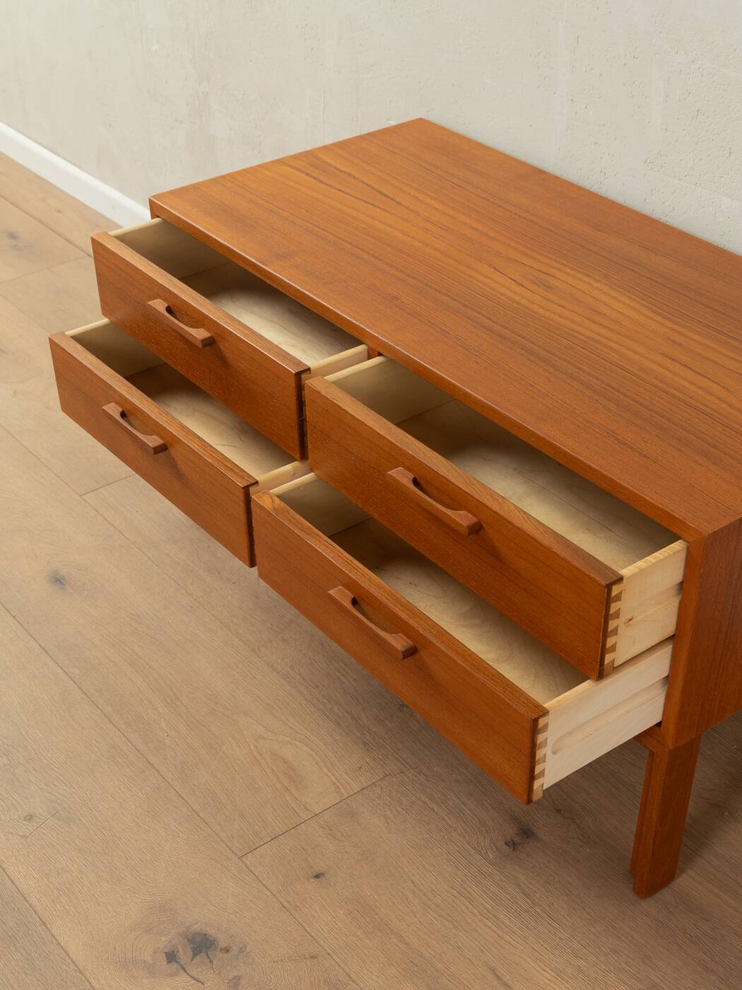 Wonderful chest of drawers by Kai Kristiansen for F.M. Møbler from the 1960s