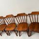 4 chaises western de saloon vintage 1970-1980