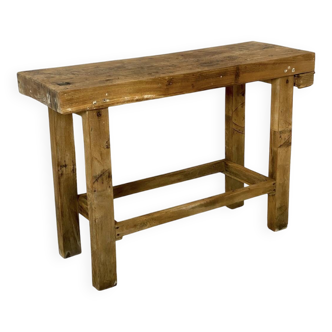 Solid wood workbench