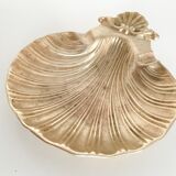 St. James shell ashtray in golden brass