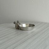 Metal cup with squirrel