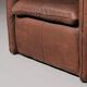 Patinated leather armchair by Gerard van den Berg for Montis, Netherlands, 1970s