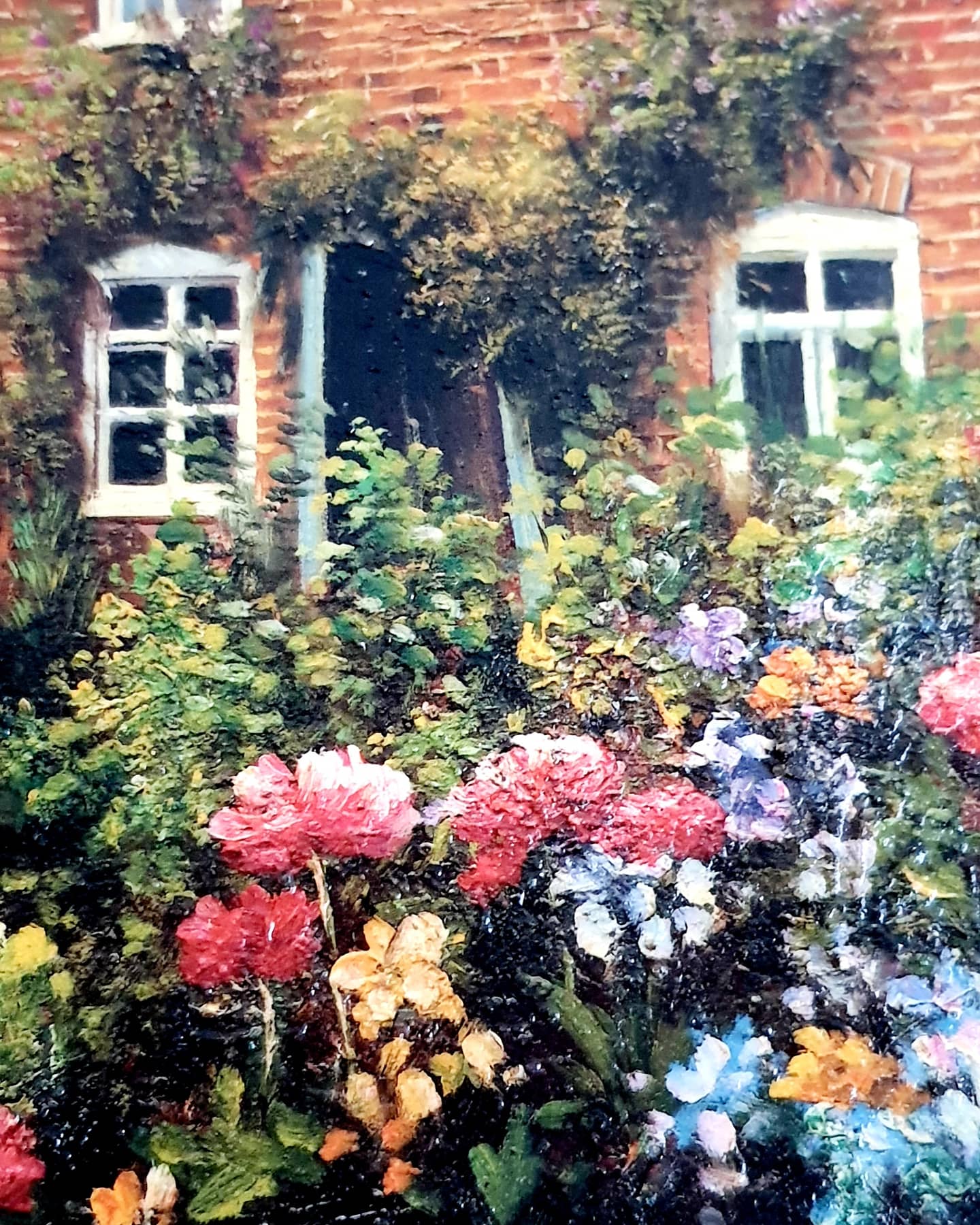 Oil on English house wood