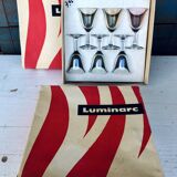 Luminarc vintage alcohol glass set