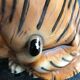 Tiger in earthenware