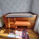 Lit compact avec bureau et rangement Vintage