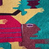 Vintage mexican decorative tapestry