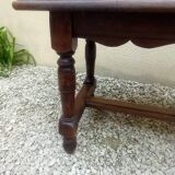 Table basse en chêne XIX siècle