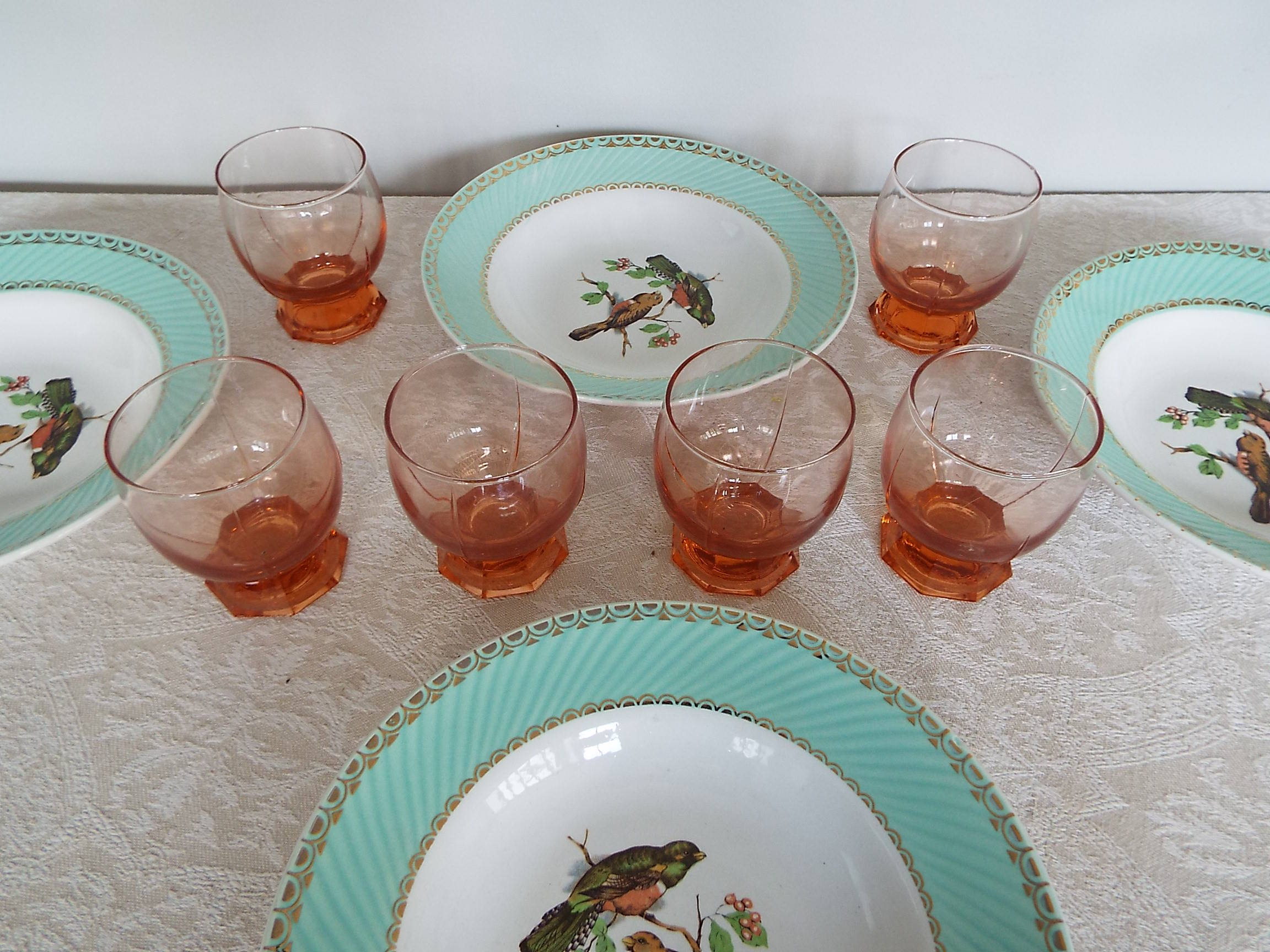 6 verres à vin 12cl