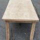 Renovated farmhouse dining table in raw oak from the 20th century, 180cm.