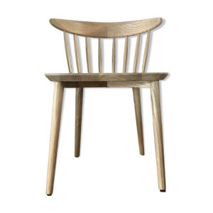Chaise de barres en bois