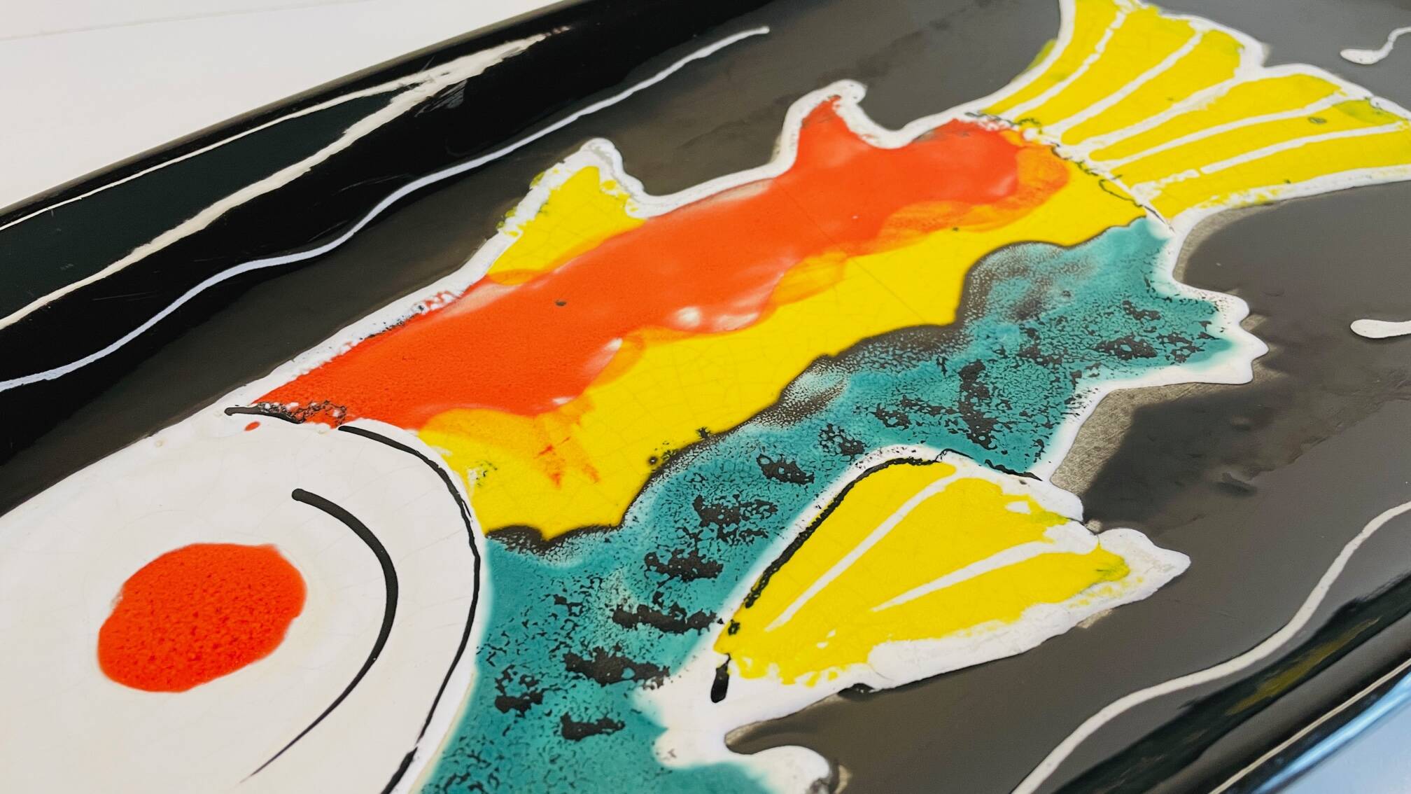 Xl plate niderviller earthenware factory france vintage