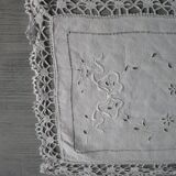 Antique large embroidered table centerpiece 150cm x 35cm